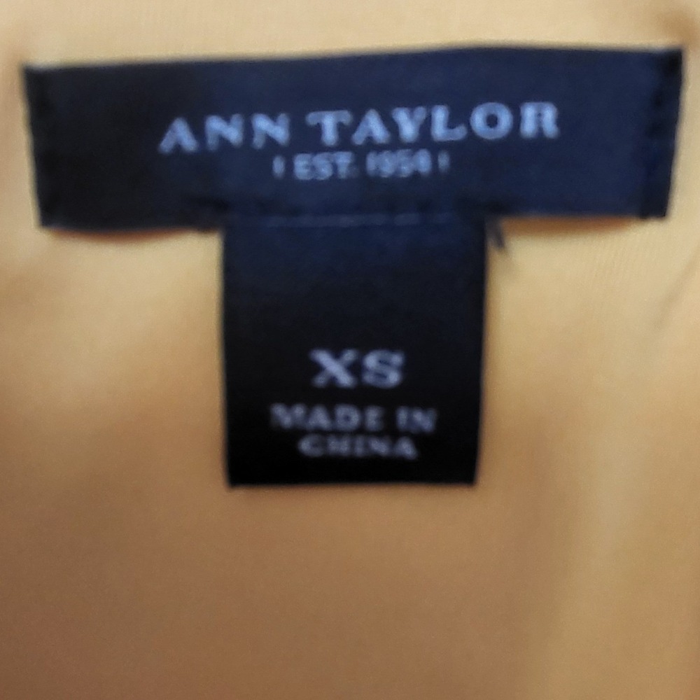 Ann Taylor Yellow Halter Maxi Dress Keyhole Wrap Bodice Gown XS - Picture 4 of 5
